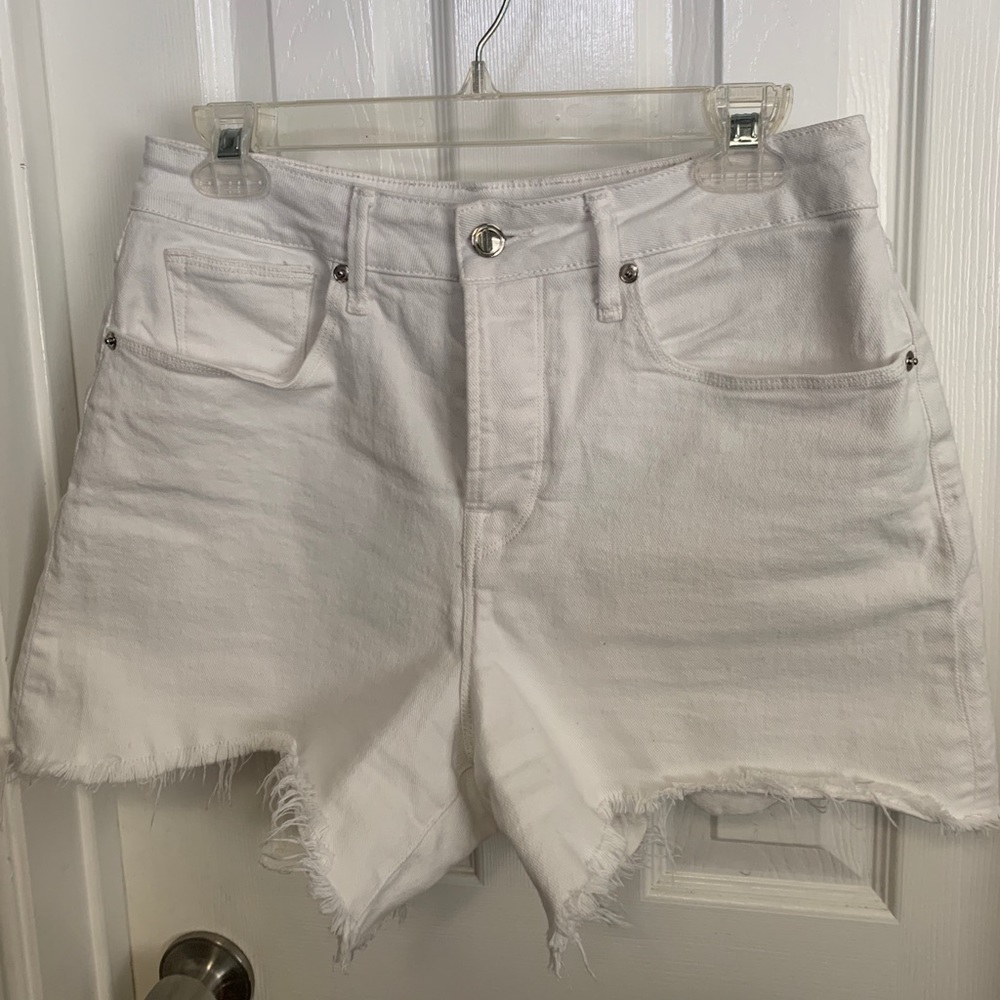 Good American cut off shorts